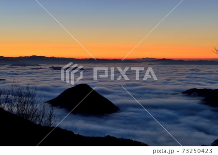 大江山からの福知山盆地の雲海 73250423