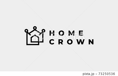 Home King Royal logo Design Vector illustration 73250536