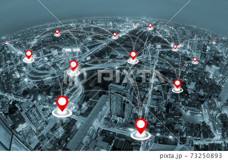network concept. network concept. 73250893