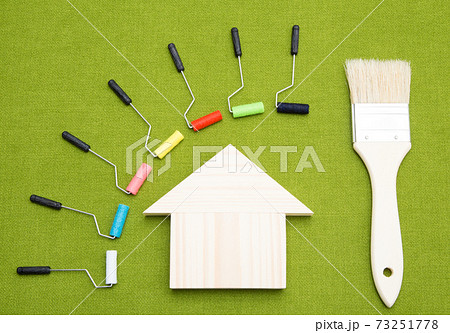 住宅の外壁塗装工事　塗装色選び　イメージ 73251778