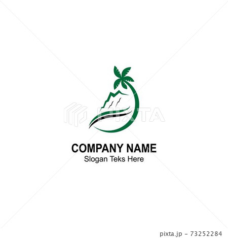 Ko'olau mountain design template vector 73252284
