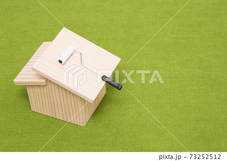 住宅の屋根塗装工事イメージ 住宅の屋根塗装工事イメージ 73252512