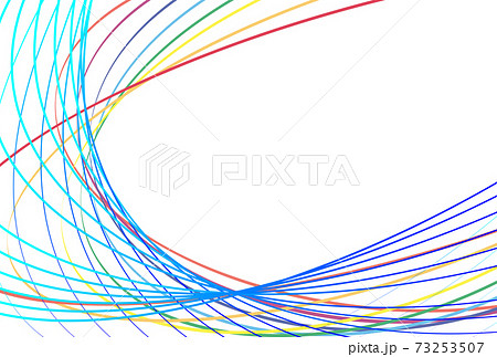 ウェブ　光線　多色 73253507