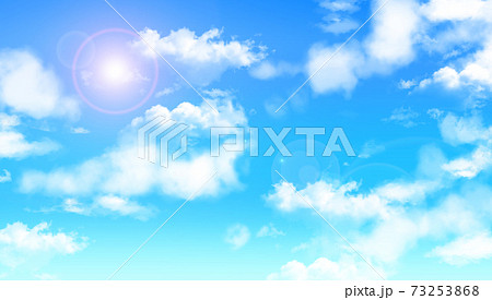 快晴の空 のイラスト素材