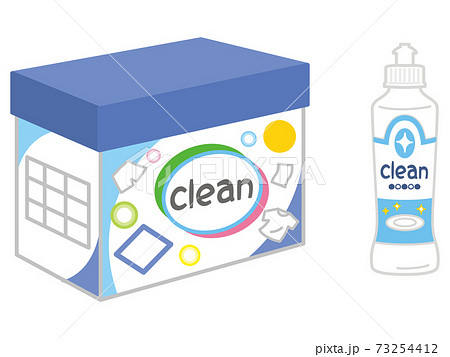 洗濯洗剤 食器洗い洗剤のイラスト素材 [73254412] - PIXTA
