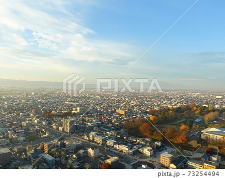 山形市全景 霞城公園 山形市全景 霞城公園 73254494