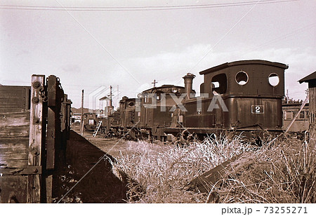 昭和45年　現役時代の加悦鉄道　加悦駅 73255271