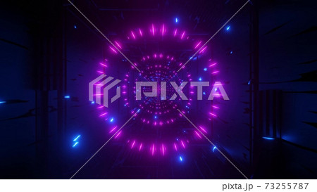 Color changing space particles tunnel 3d illustration design artwork background wallpaper Color changing space particles tunnel 3d illustration design artwork background wallpaper 73255787