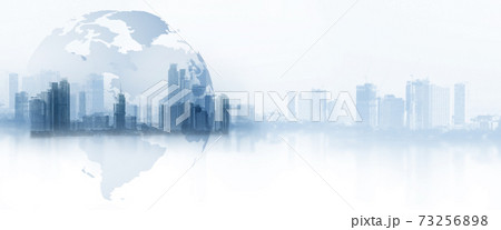 The world logistics, there are world map background 73256898