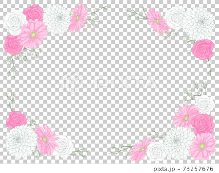 A Frame That Collects Flowers In A Flower Stock Illustration