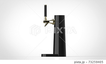 beer tower white background one center front 3D beer tower white background one center front 3D 73259405