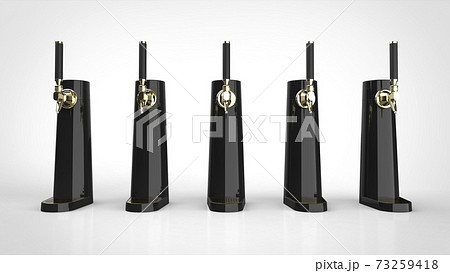 beer tower white background multiple center 3D beer tower white background multiple center 3D 73259418