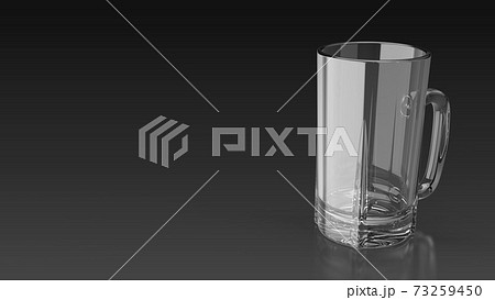 beer mug black background one right angled 3D beer mug black background one right angled 3D 73259450