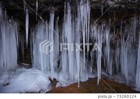 横谷峡の氷筍 横谷峡の氷筍 73260124