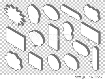 Isometric style balloon - Stock Illustration [73260557] - PIXTA