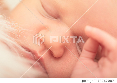 newborn girl sleeping 73262007
