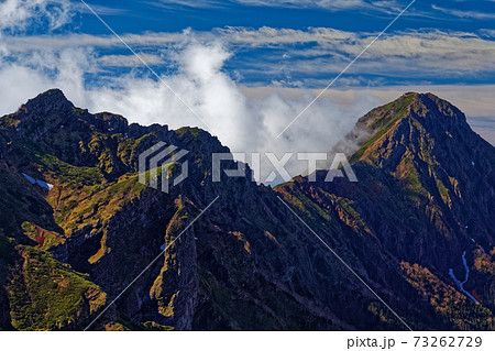 八ヶ岳連峰・硫黄岳から見る横岳と赤岳 73262729