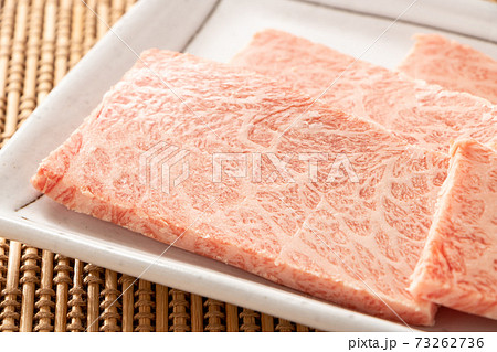 牛肉(国産黒毛和牛ハネシタ･焼き肉用)。 73262736