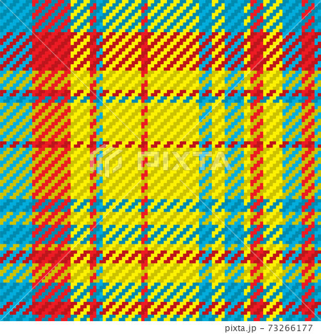 Seamless pattern of scottish tartan plaid. Repeatable background with check fabric texture. Vector backdrop striped textile print. 73266177