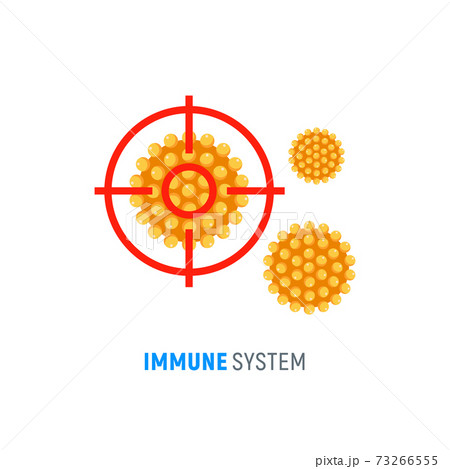 Immune bacteria system sign. Antibacterial virus sign. Immune protection antiseptic, anti desease Immune bacteria system sign. Antibacterial virus sign. Immune protection antiseptic, anti desease 73266555