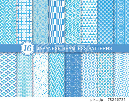 和柄模様のシームレスパターン 73266725