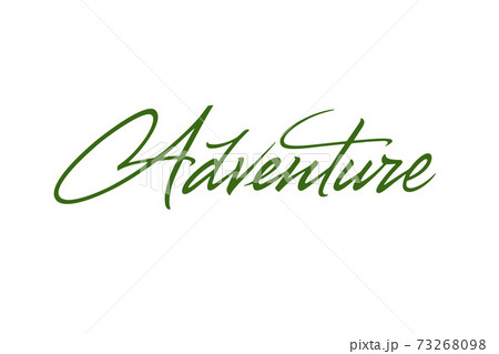 Adventure vector lettering 73268098