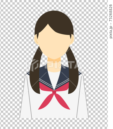 水手服的高中女生 水手服的高中女生 73268826