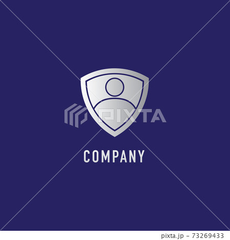 Personal Data Security Logo Design Template のイラスト素材