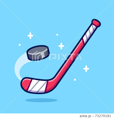 Beautiful Hockey Stick Hitting Hockey Pu, Stock Video