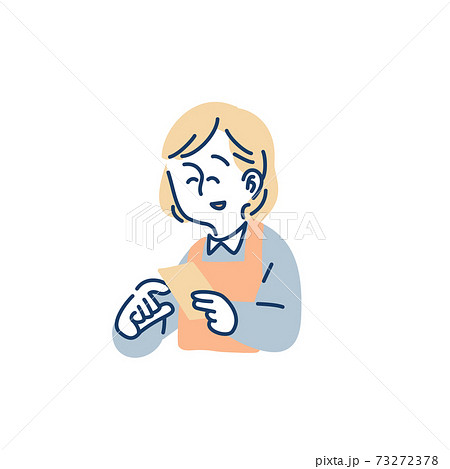 レストラン　女性　店員 73272378
