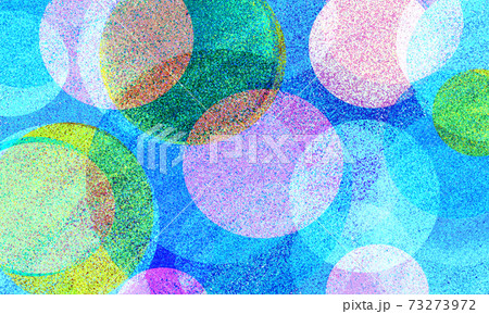 円の重なる抽象ペイントの背景画像 73273972