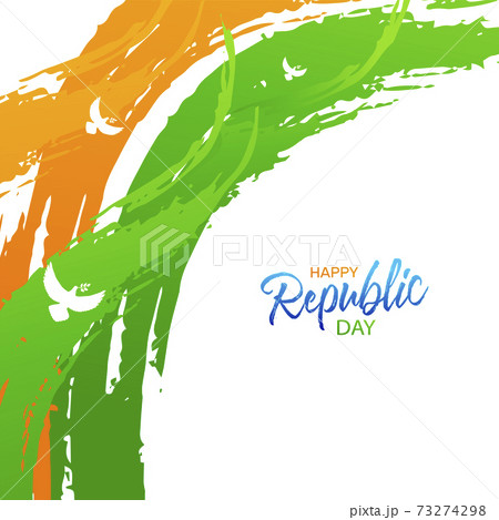 Happy Indian Republic Day 26 January poster.... - Stock Illustration  [73274298] - PIXTA