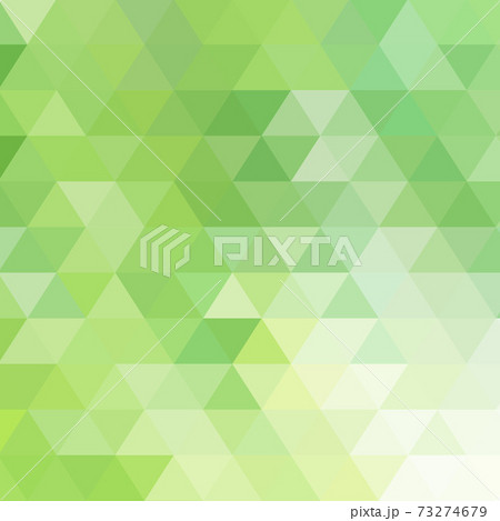 Green triangular layout for business design, background design. Colorful illustration in a polygonal style 73274679