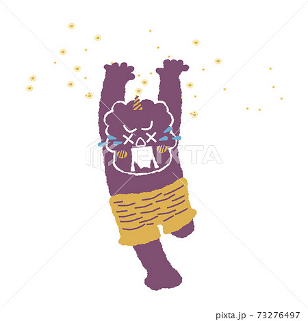節分 豆まき 赤鬼 福豆 イラスト 素材のイラスト素材 節分 豆まき 赤鬼 福豆 イラスト 素材のイラスト素材