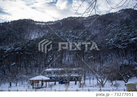 山 冬 季節 73277051