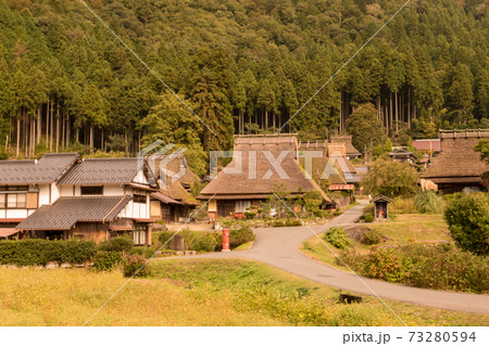 京都・美山かやぶきの里 京都・美山かやぶきの里 73280594