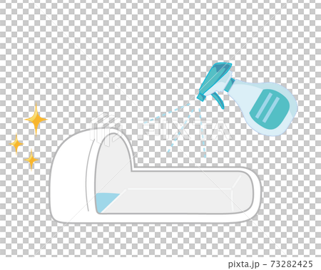 水洗トイレのベクターイラスト 便器 掃除 水洗トイレのベクターイラスト 便器 掃除 73282425