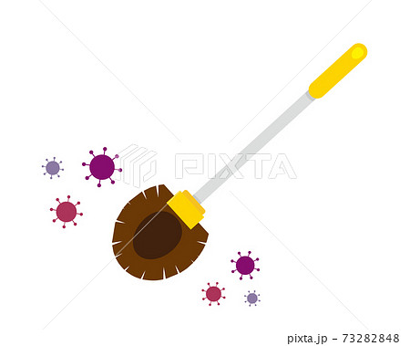 トイレブラシのベクターイラスト トイレ掃除 のイラスト素材
