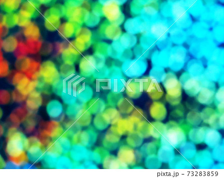 カラフルなグラデーションイルミネーション 背景イメージ 他系色ありますのイラスト素材