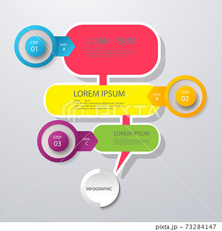 Infographic business concept vector illustration. Creative infographic layout. Infograph vector concept. Abstract infographic elements. 73284147