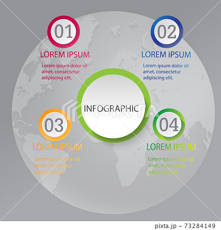 Infographic business concept vector illustration. Creative infographic layout. Infograph vector concept. Abstract infographic elements. 73284149