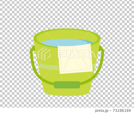 バケツのベクターイラスト　掃除道具 73286189