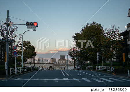 十条台小学校横の夕景/東京都北区 十条台小学校横の夕景/東京都北区 73286309