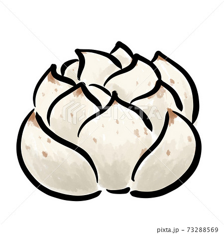 ゆりね　イラスト  筆　水彩　手描き 73288569