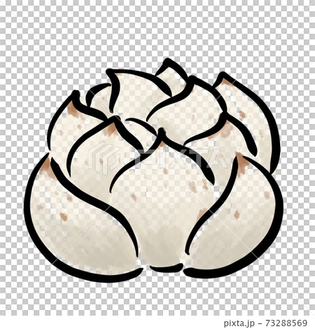 ゆりね　イラスト  筆　水彩　手描き 73288569