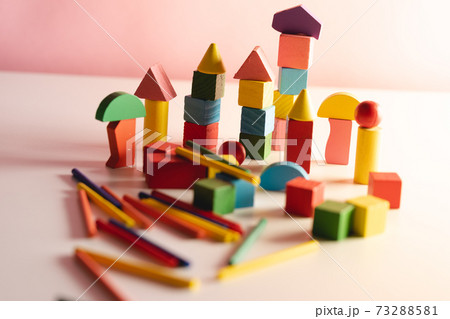 children's toys made from natural material. wood toys for developmental. colorful wood toys and toys for cognitive rehabilitation   73288581