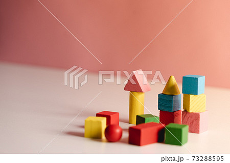 children's toys made from natural material. wood toys for developmental. colorful wood toys and toys for cognitive rehabilitation   73288595