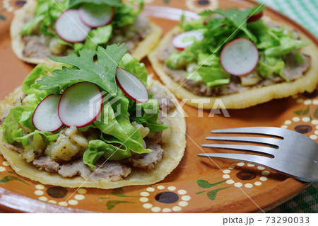 トスターダ・デ・パタ（メキシコ料理）　 73290033