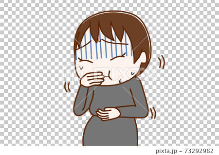 感到不適並容易嘔吐的孕婦 感到不適並容易嘔吐的孕婦 73292982