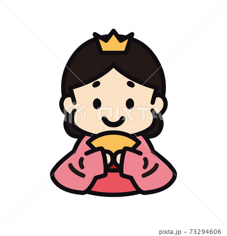 かわいいお雛様 かわいいお雛様 73294606